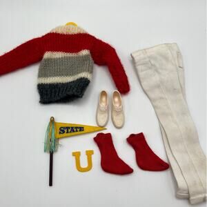 Vintage KEN #770 CAMPUS HERO Complete Japan TM NM Wool 60s Barbie School Outfit